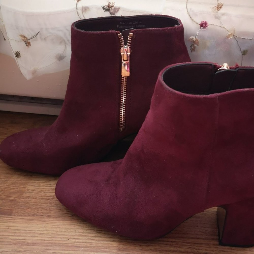 Burgundy Boots Eur 38